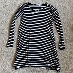 Tilly’s Socialite Stripped Long Sleeve Dress